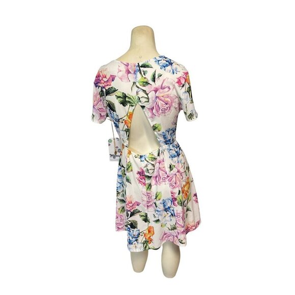 Show Me Your Mumu Women's Ibiza Mini Dress Low cut Large Fits Medium NWT - Picture 4 of 7